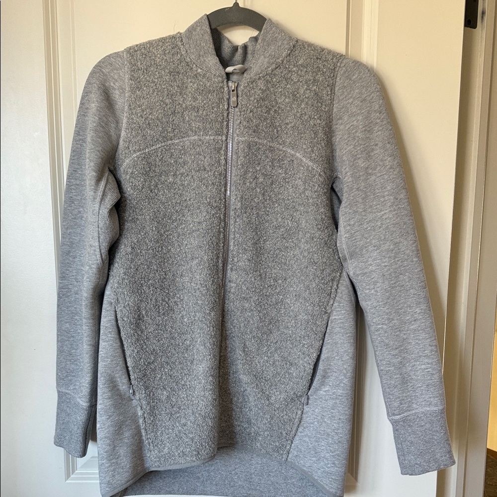 lululemon athletica Gray Full-Zip jacket
